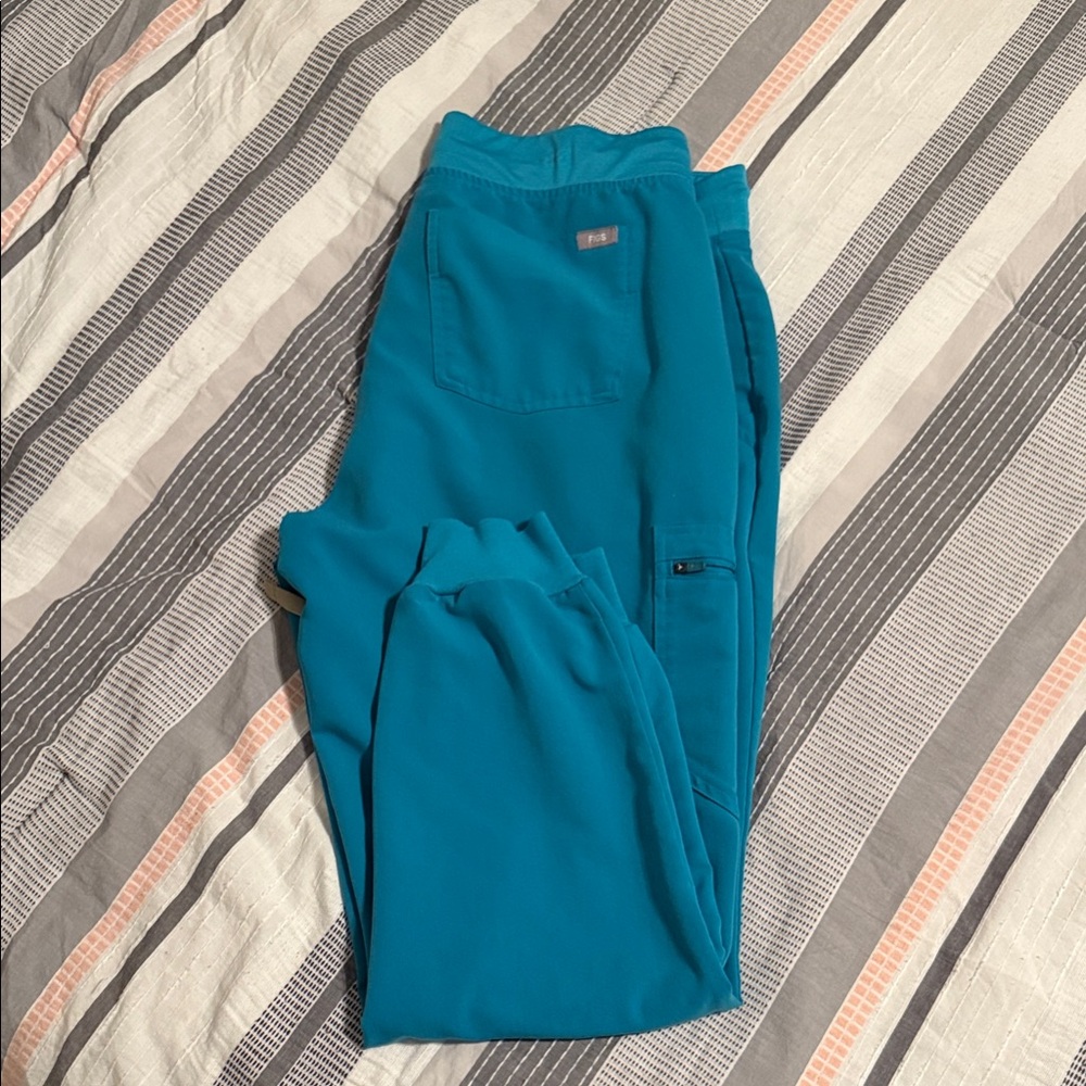 Teal Figs Scrubs Jogger Pants